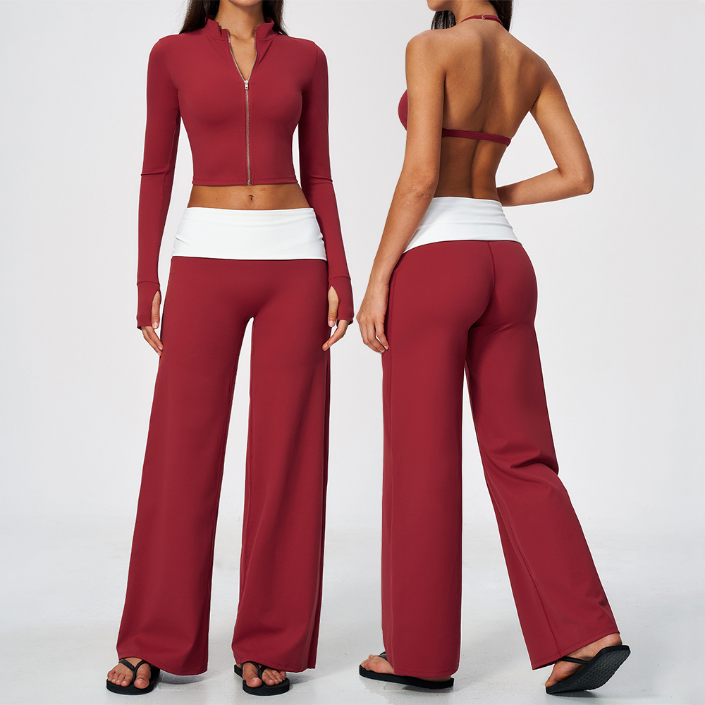 Yoga Fitness Jacket - Set Yoga 2 Pezzi con Giacca