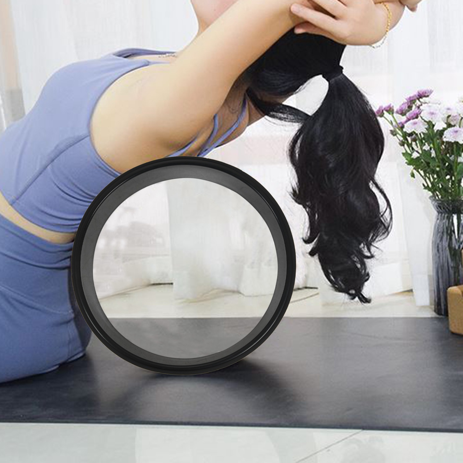 Yoga Fitness Wheel - ABMV-Wheel Yoga in Legno, Pilates e