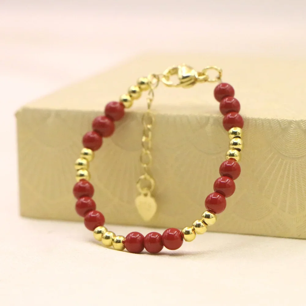 Yoga Fitness Gifts - Fascino Bellissimo braccialetto rosso Neonate Chiusura