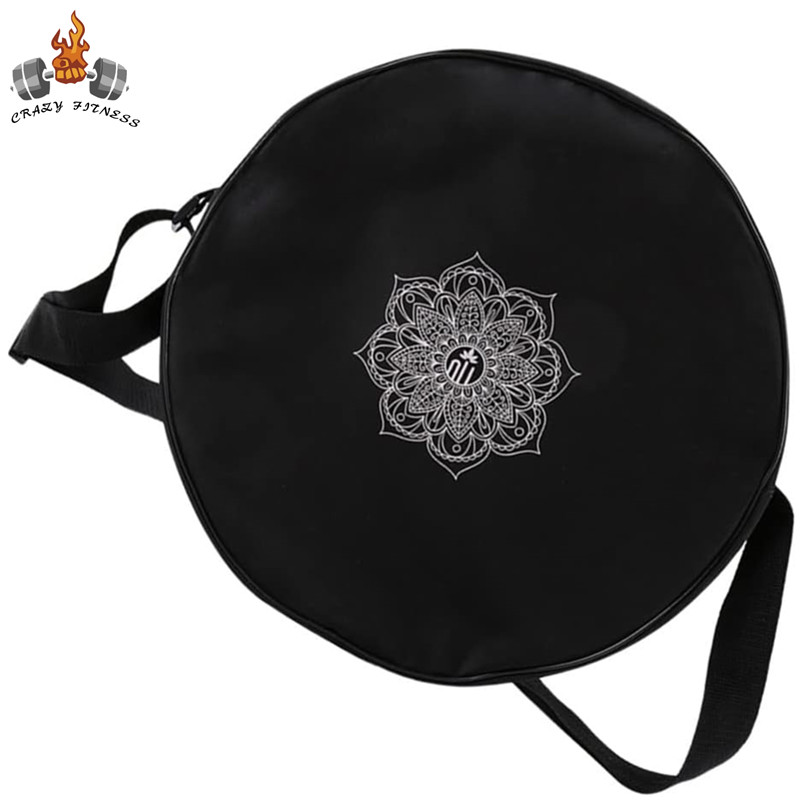 Yoga Fitness Wheel - Borsa per ruote Yoga Nylon nero