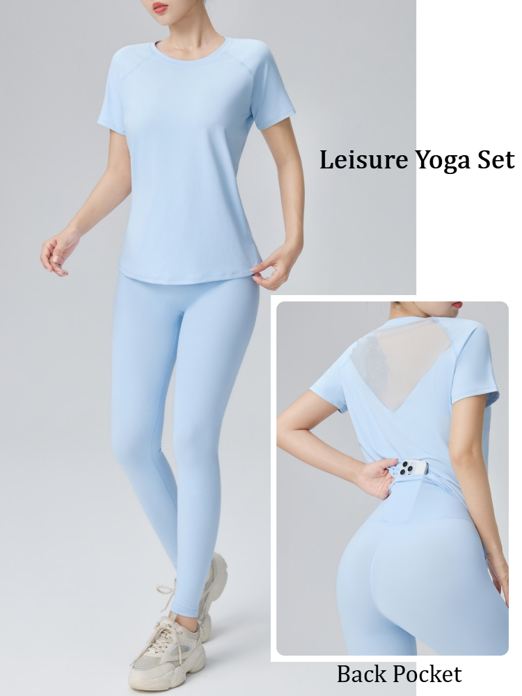 Yoga Daily Fitness - Set di Pantaloni da Yoga a