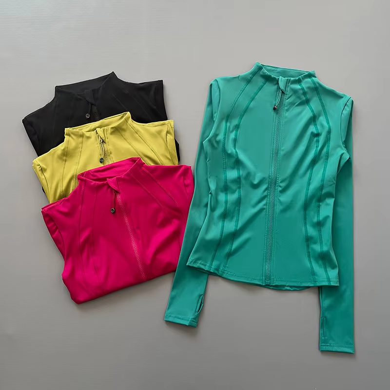 Yoga Fitness Jacket - Giacca Sportiva da Donna con Zip