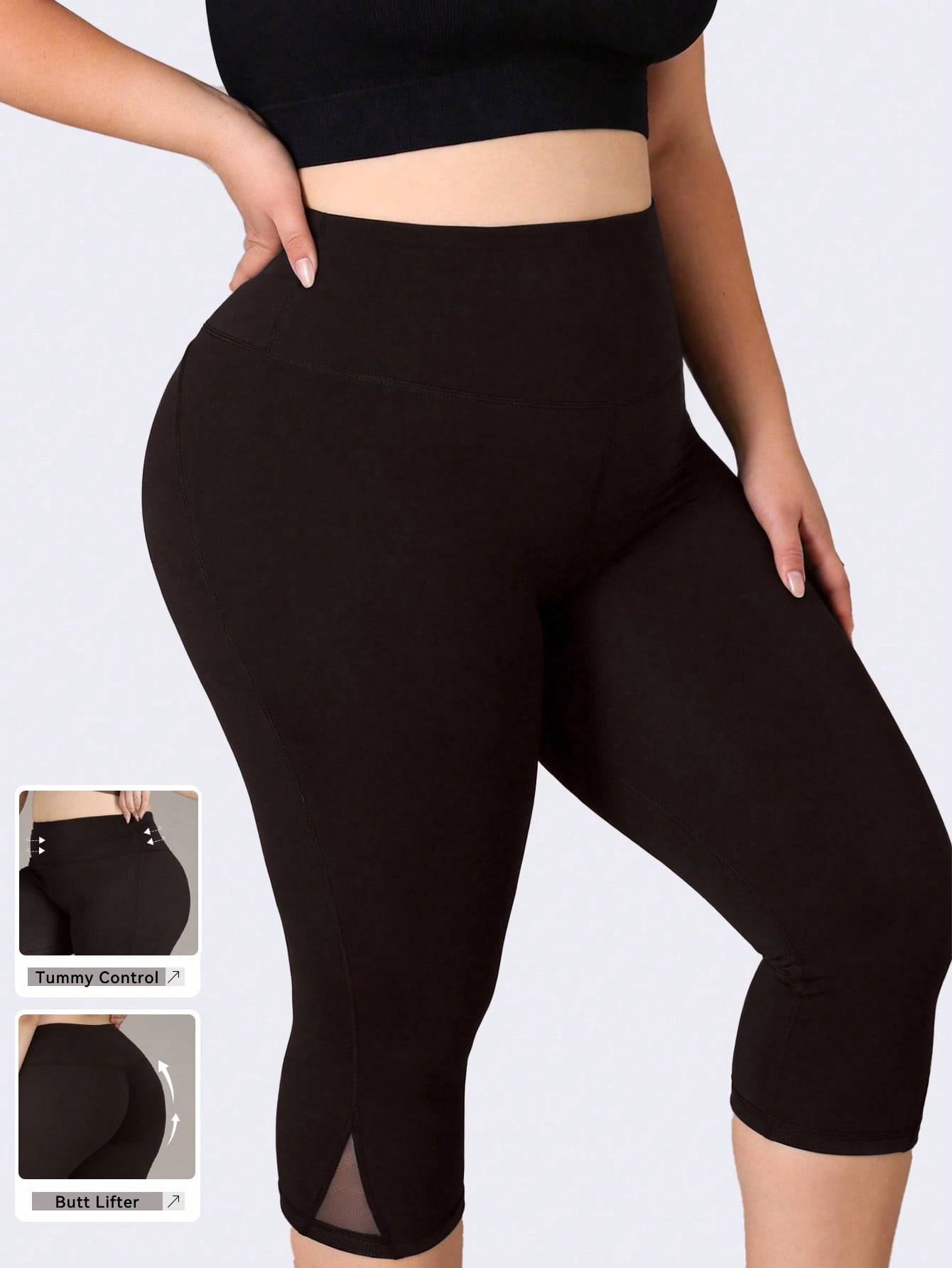 Yoga Fitness Pants - Leggings da palestra Plus Size da