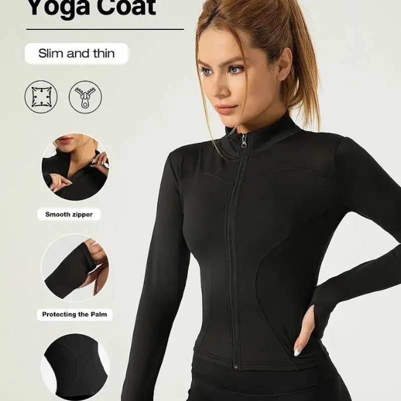 Giacca da fitness a maniche lu - Yoga Fitness Jacket recensione e prezzo