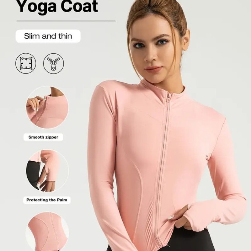 Giacca da fitness a maniche lu - Yoga Fitness Jacket recensione e prezzo