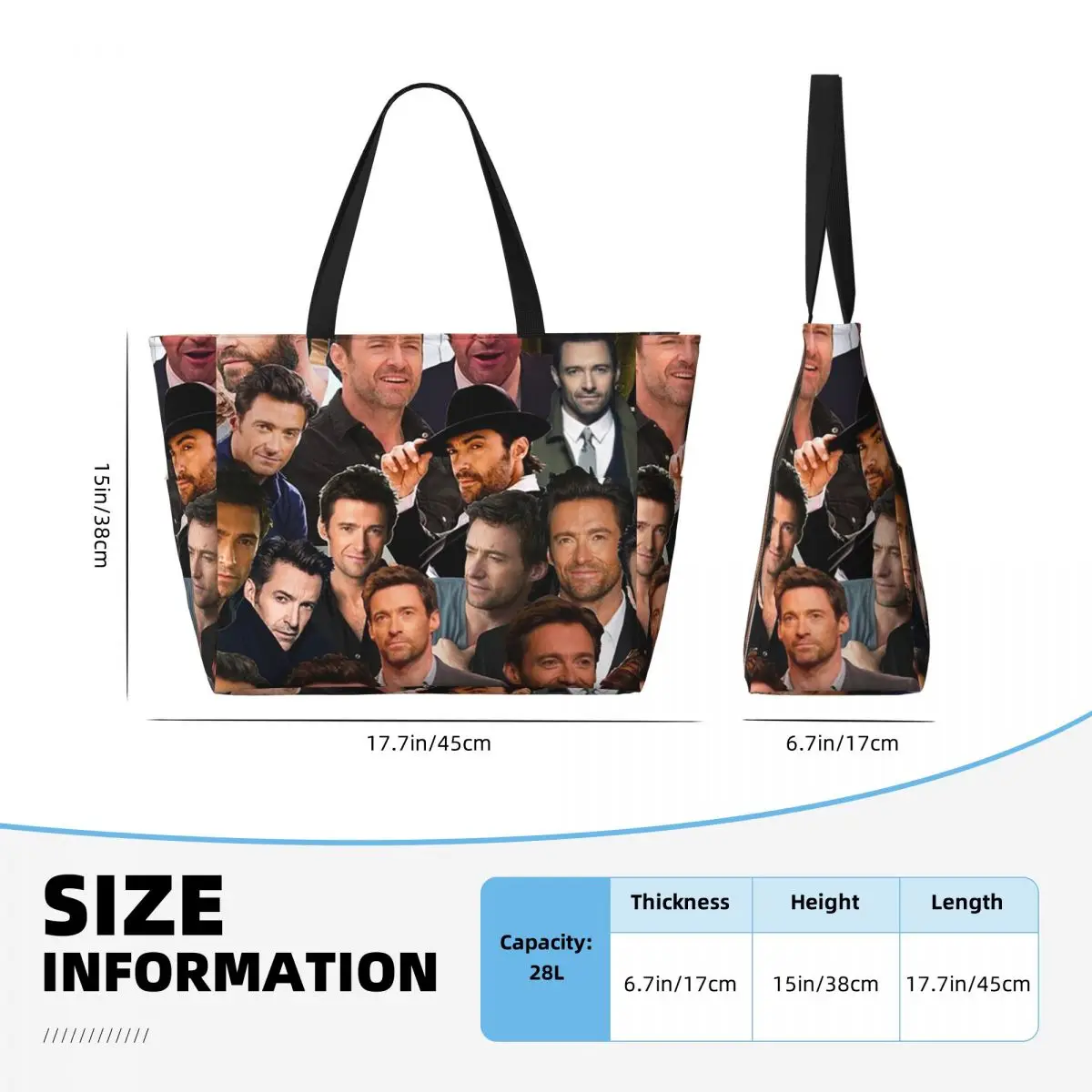 Hugh Jackman Photo Collage Bea - Yoga Fitness Gym Photos recensione e prezzo