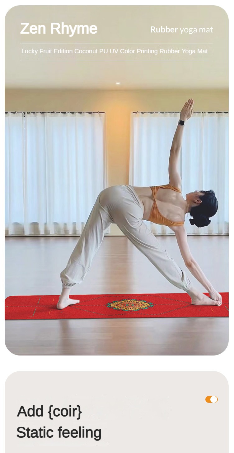 Zen Rhyme glassato Pu tappetin - Thick Yoga Mat recensione e prezzo