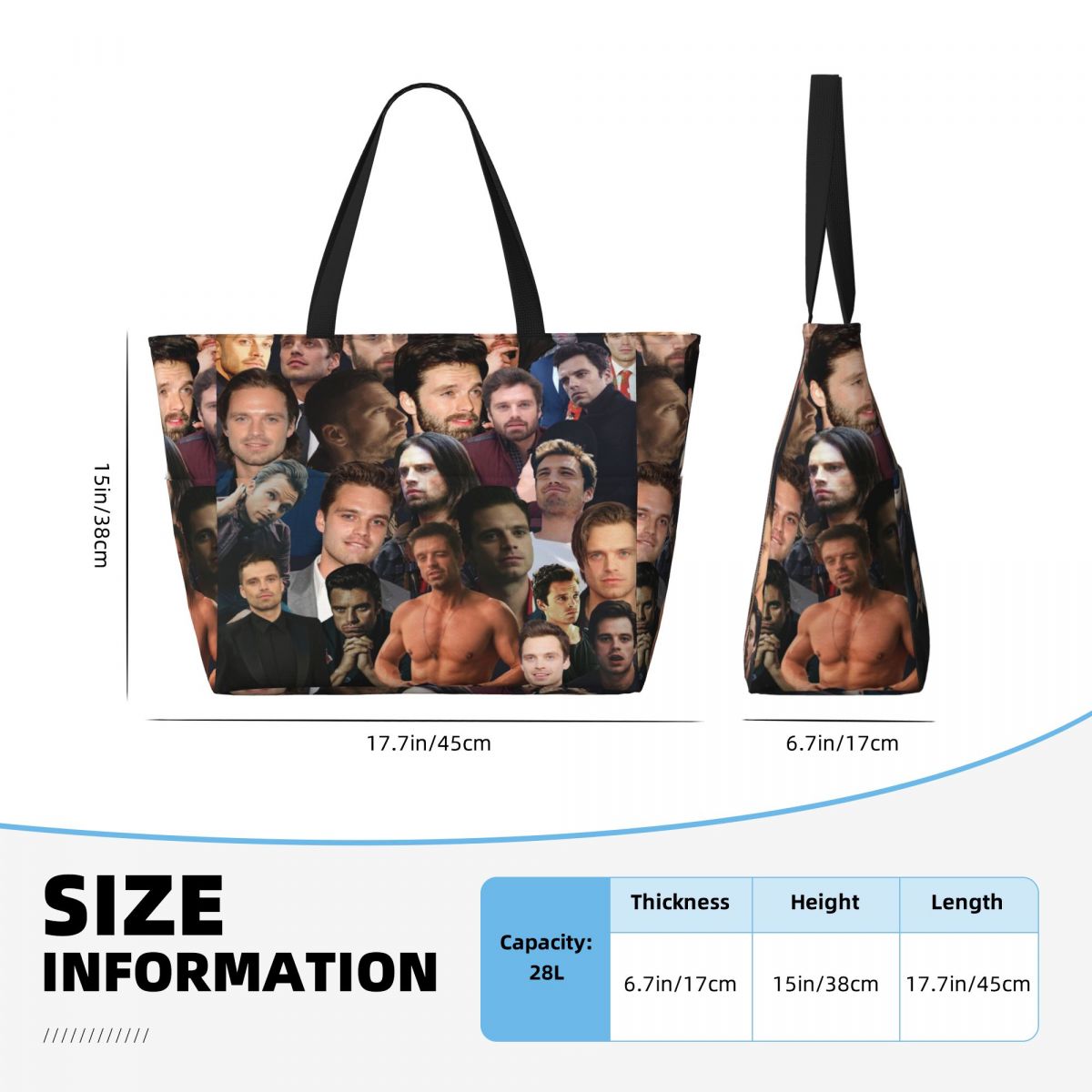 Sebastian Stan Photo Collage B - Yoga Fitness Gym Photos recensione e prezzo